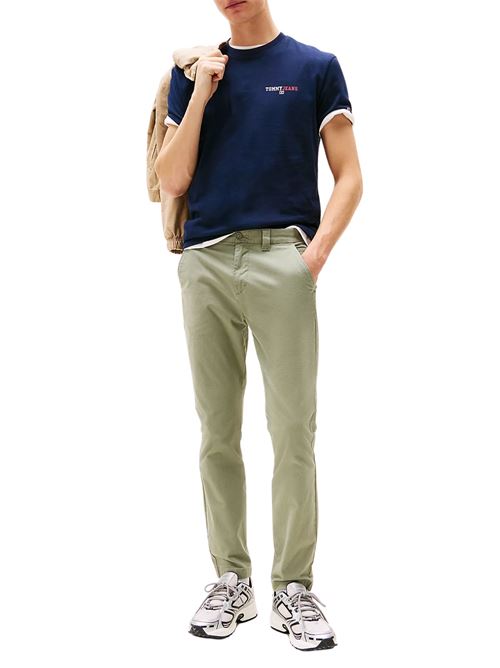 T-shirt blu in cotone Tommy Jeans | DM0DM20815C1G